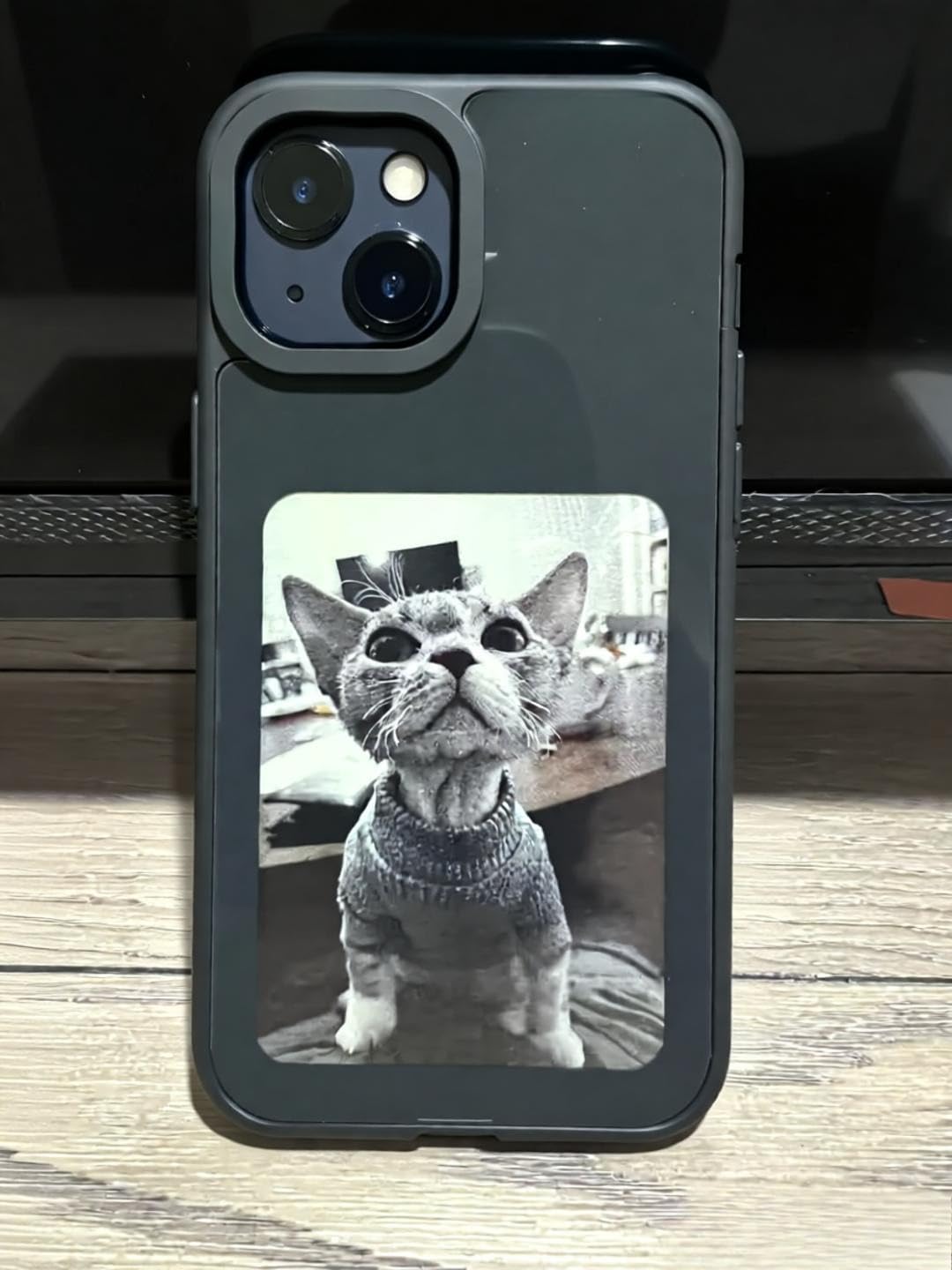 (先行入手品)iPhone16PROMAX専用　スマート液晶画面付きケース Amazon.co.jp: BLOSSOMLIFE スマートインクスクリーン電話ケース